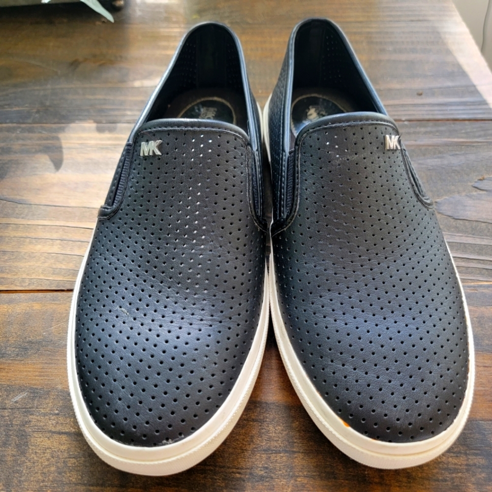 Michael Kors Flat Perforated Slip On Shoes